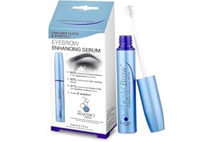 DAJILI Eyebrow Growth Serum, Eyebrow Enhancing Serum for Thicker, Fuller and Healthier Looking Brows, Eyebrow Serum Growth Rapid Brow, Eyebrow Serum, Gentle and Safe, 3ML