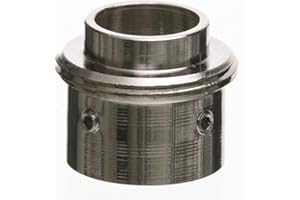 ET - EUROTRONIC Technology GmbH 700101 Danfoss RA Adaptateur métallique radiateur (Accessoires pour Thermostat de Chauffage, Longue durée), 20mm/23mm (4 Kerben)