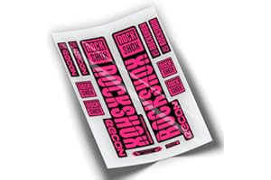 PEGATINEA Decals Autocollants DE Fourche ROCKSHOX Recon 2019 WP273 Rose Fluor