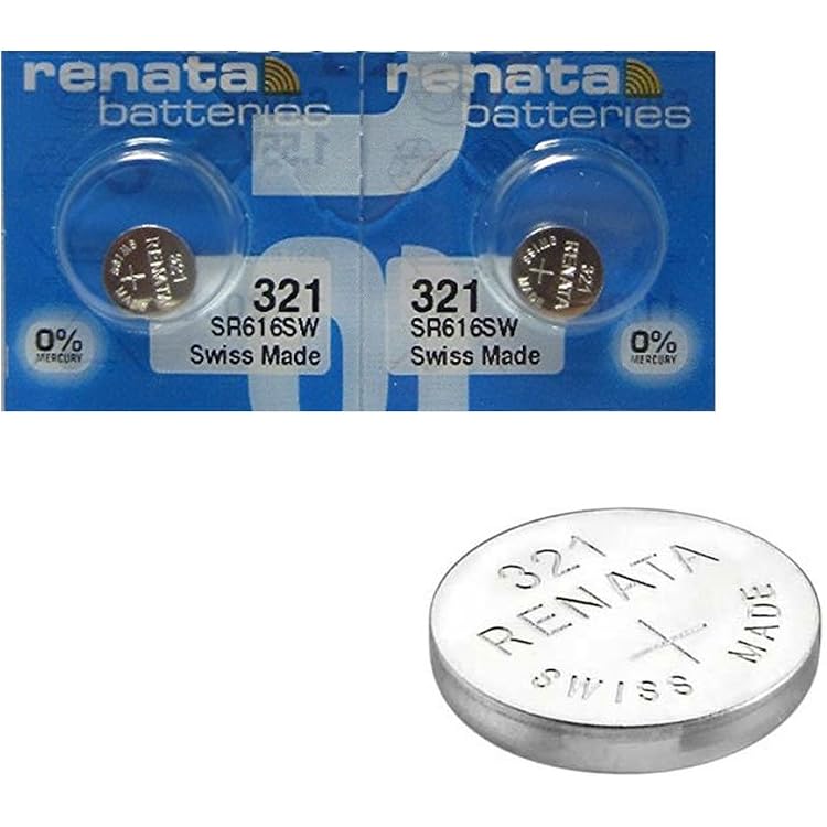 3 X Renata Knopfzelle 391 / Sr1120w - Silberoxid, 1,55v, 11,6mm, 0% Quecksilber