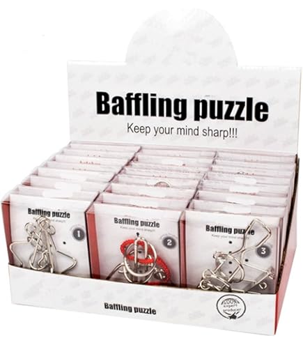 Schmidt Spiele Rompicapo In Metallo XXL In Scatola Metallica - 6 Giochi Di Abilità Difficili, Gioco Da Tavolo Per Bambini, 51234 - 2