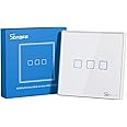 SONOFF 433MHz Wireless RF Remote Control 86 Type Wall Panel Sticky 3 Gang