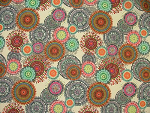 „Mini Prints“ 100% Baumwolle Stoff – Multi Verwendung Vorhang Jalousie Quilting Craft – Kaleidoskop – Meterware - 2