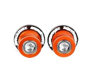 YUANQIAN 10MM M10 *1.5 Bobina in alluminio, cursore del braccio oscillante del motociclo del disco Compatible con 390 1050 1090 1190 1290 Adventure ADV 1290 Super Adventure R S(Arancia)