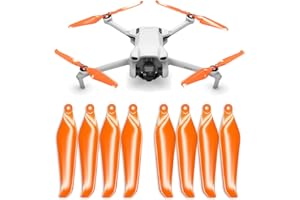 Master Airscrew Stealth Propeller kompatibel mit DJI Mini 3 - Orange, 4 Propeller im Set