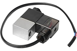 NUHFUFA Válvula solenoide de compresor de aire sin aceite, válvula de escape unidireccional, piezas de repuesto