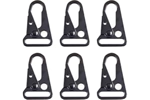 TRIWONDER Mousquetons Porte Clés Multifonctionnels 6 ou 12 Pièces Mousqueton Suspendu Tactique pour Sac à Dos Activités en Plein Air