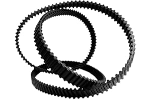 TOP INDUSTRIETEILE Cinghia a dentatura doppia 1760 DS8M 20 - doppia dentata. 20 mm di larghezza