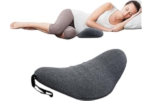 SANON Poduszka podtrzymująca odcinek lędźwiowy, pianka z pamięcią kształtu, poduszka podtrzymująca lędźwie, poduszka podtrzymująca plecy na fotel samochodowy, krzesło biurowe, łóżko