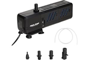 Zequech Pompa Acqua Sommergibile, Pompa per Acquari con per Acquario Laghetto, Terrari, Laghetto, Pesce Stagno, Sommergibile Pompa con Filtrazione Ultra-Silenzioso, Pompa Acqua Fontana di Circolazione