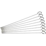 12 Edelstahl-Schaschlikspieße, Quadratisch, 35,6 Cm – Spülmaschinenfest & Wiederverwendbar