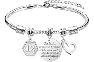 YingMengZhiGe Armband Mädchen Geschenke,Geschenke für Mädchen 13 Jahre,Charm Armband,Geschenk Geburtstag Armbänder,geschenke für mädchen,Freundschaftsarmbänder,Glücksbringer Armband