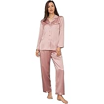 Pyjama En Soie 19 Momme Pour Femme - Ensemble 2 Pièces, Col Boutonné, Manches Longues, Poche Poitrine, Qualité 6A, Oeko-Tex