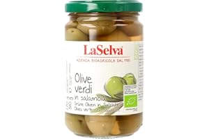 LASELVA Grüne Oliven mit Stein in Salzlake