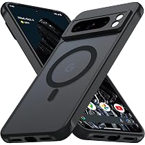BENTOBEN Cover Magnetica Per Google Pixel 7a Con Magsafe - Silicone Trasparente Ultra Sottile, Protezione Militare (Blu)