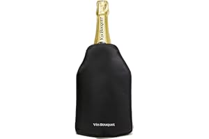 VB VIN BOUQUET Vin Bouquet FIE 001 - Kühlhülle deluxe, schwarz, 23.5 x 16 x 2 cm