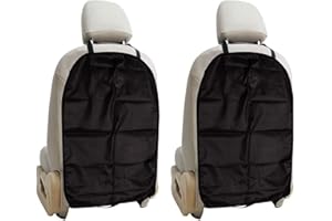 Wady - Protezioni per sedile posteriore auto, impermeabili, tessuto Oxford, copertura per bambini (Confezione da 2)