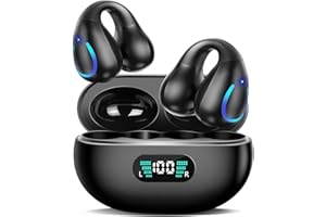 NUPLEA AI Translation Earbuds Real Time, 3-in-1 Translator Earbuds 144 Languages & Accents, Audifonos Traductores Inglés Español,Open Ear Clip Wireless Headphones with Charging Case fit iOS & Android
