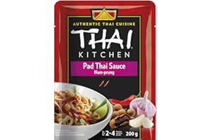THAI KITCHEN - Epicerie Asiatique - Sauce Pad Thai - Pour Nouilles Sautées et Marinade Viande - 200g