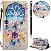 Produktbild Sony Xperia XZ2 Compact Hülle,Xperia XZ2 Compact Leather Handyhülle,WIWJ Handyhülle Wallet Case[3D-Lackleder-Etui] Flip Schutzhülle in Standfunktion Kredit Kartenfächer Magnetverschluss PU Leder Lederhülle Silikon Anti-Scratch Shell Back Cover Folio Hüllen Schale Schutzhüllen für Sony Xperia XZ2 Compact+1x Touch Stylus Pen-Windglocke