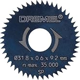 Dremel 546 Yarık/&Ccedil;apraz Kesim Bı&ccedil;ağı 31,8 mm, 2'li