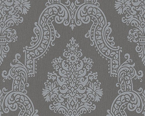 A.S. Création Vliestapete Elegance 2, Mustertapete, klassisch, elegant, grau, 936772 - 2
