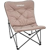 KingCamp Lemon Lux Ultra Konforlu Kamp Sandalyesi Brown