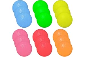 EHDWXVZM 18 Pezzi da Pingenna da Tavolo, Tennis da Tavolo All'Aperto, Tennis da Tavolo Colorato, Tennis da Tavolo Gelido, Tennis da Tavolo A Buon Mercato (6 Colori).