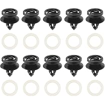 20 Clips De Porte Audi A3/S3/R8/TT - Noir Et Blanc - Référence 8P0868243 - Fixation Panneau Carte