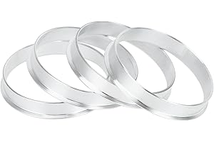 INFINAUTO Hub Centric Rings, 54.1mm ID to 56.6mm OD Vehicle Wheel Hubrings Aluminum Alloy, 4 Pcs