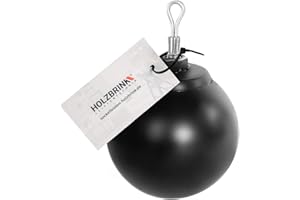 HOLZBRINK sfera per camino per la pulizia del camino dall'alto, peso per spazzole per camino M12, 2,6kg