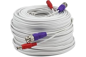 Swann 60m Security Extension Cable with BNC Connectors & Fire Rated UL Rating for DVR Security Cameras & Systems
