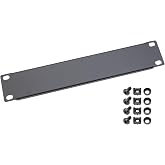 HMF 63370-02 - Server Cabinet Blind Cover | 10" | 1U | Black