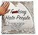 Produktbild I F * * * KING Hate People Rude Funny Magic Kissenbezug – Silber Pailletten