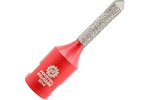 FOCSTOL Mèche à Mortier Diamantée - 8mm x 42mm Fraise Diamantée avec Pointe en Carbure pour L'enlèvement du Mortier et Jointoiement Maçonnerie Pierre et Brique