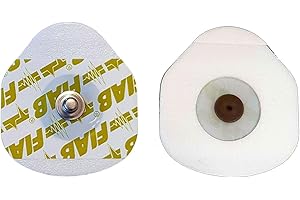 Fiab Elettrodi pregellati in FOAM per ECG ovali 36x45 mm F9089 - Ag/AgCl - 100 pz.