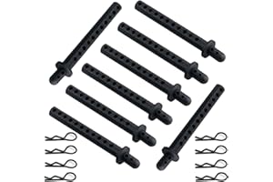 YIJIALINK 8-Pack 68mm RC-Auto Karosseriepfosten Kunststoff-Halterungen Kompatibel mit 1/10 4WD Fernsteuerung Auto Off-Road Buggy Truck