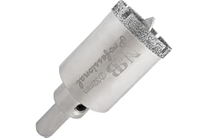 NBB Punte diamantate Frese diamantate con gambo triangolare corona diamantata nichelato perforazione in umido su marmo pietre ceramica granito piastrelle vetro trapano da banco e pistola (32mm)