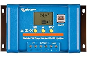 Victron Energy BlueSolar PWM-LCD&USB 12/24-Volt 30 Amp Solar Laderegler