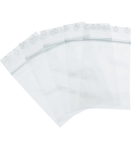 50 Stück Mini-Druckverschlussbeutel, 6x8 Cm, Transparent, Wiederverschließbar – Perfekt Für Schmuck, Proben, Basteln & Reisen