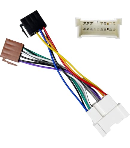 Faisceau Câbles Radio + Adaptateur RCA Hyundai Kia - 38/35 Broches Vers ISO 16 Broches Pour Elantra Sonata Tucson Accent