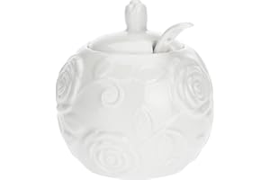 LA PORCELLANA BIANCA PORCELLANA Florentina Sucrier avec couvercle et cuillère, 255 ml, boîte de luxe, porcelaine, multicolore, 0,1 x 0,1 x 0,1 cm