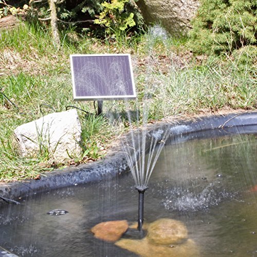 Solar Pumpe Springbrunnen NSP1 Solarpumpe Teichpumpe steckfertiges Set - 3