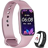 IOWODO R1 Smartwatch uomo donna con ossimetro (SpO2) Monitor Contapassi frequenza cardiaca Sonno Pedometro,Smart Watch donna 