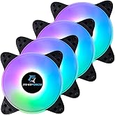 GAMEFORCE MIDLIGHT 4x120mm A-RGB Sese Duyarlı Kasa Fanı