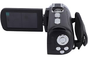 Videokamera, 4K 64MP Ultra HD -Videokamera, 3 Tum Flip Screen WiFi Vlogging Camera Recorder med 28x Digital Zoom, IR Night Vision, 4800mAh Battery for YouTube