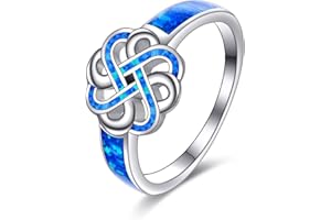 YFN Sterling Silber Ring Kristall Schmuck Geschenke für Damen Mädchen