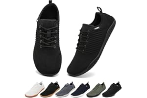 Geweo Barfuss Schuhe Damen Herren Barfußschuhe Laufschuhe Barfuß Sneaker Breites Zehendesign Leicht Atmungsaktiv rutschfest Gr.37-47