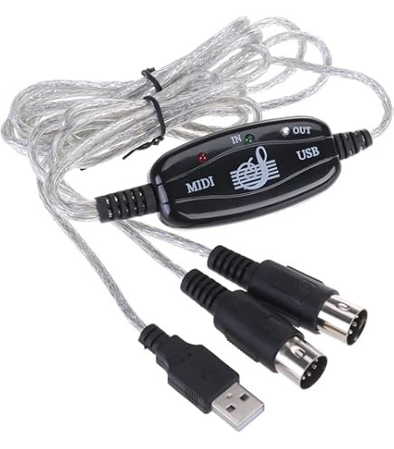 Câble USB Vers Mini DIN 8 Broches Pour Synthé KORG X5 – Convertisseur MIDI FT232RL, 1.8 M - 7