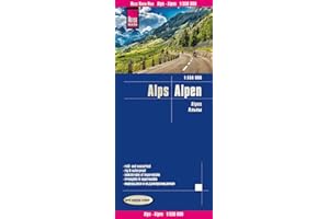 Reise Know-How Landkarte Alpen 1:550.000: world mapping project